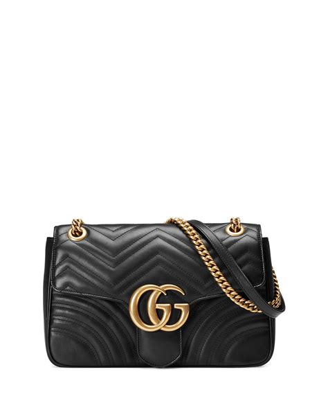 gucci marmont medium black preloved|gucci marmont small price.